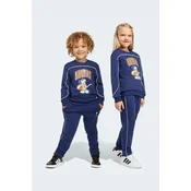 ADIDAS SPORTSWEAR Športna trenirka  temno modra / pastelno rumena / bela