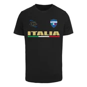 Mister Tee Majica Italia  gorčica / zelena / ognjeno rdeča / črna