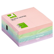 Lističi samolepilni  76x76mm 400 listov Q-Connect KF01347 mix pastel