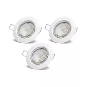 Aigostar - SET 3x LED ugradno stropno svetlo 1xGU10/4,5W/230V 6500K belo