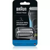 Braun Series 3+ 32B nadomestne glave za britje z električnim strojčkom 1 kos