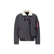 ALPHA INDUSTRIES Prehodna jakna kremna/siva