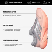 Adidas SUPERNOVA RISE 3 W, ženske patike za trcanje, bijela OMV78