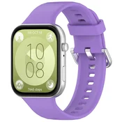 Silikonski pas Techsuit W061 za Huawei Watch Fit 3/Fit 4/Fit 4 Pro/Fit 5/Fit 5 Pro - vijoličen