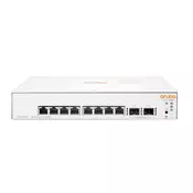 HPE Hewlett Packard Enterprise Aruba Instant On 1930 Managed L2+ Gigabit Ethernet (10/100/1000) 1U White (JL680A)
