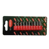 Rock FORCE Set torx nastavkov 10 kosov 1/4 25 mm FS-1279