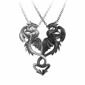 Ogrlica z obeskom ALCHEMY GOTHIC - Draconic Tryst - P811