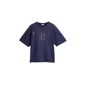 Desigual Majica temno liila / rdeča / črna / bela