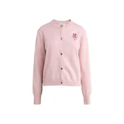 Cath Kidston Pletena jopa žad/staro roza/temno rdeča