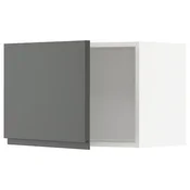 METOD Zidni element, bela/Voxtorp tamnosiva, 60x40 cm