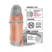 Otvorena navlaka za penis | FX Real Feel Enhancer XL