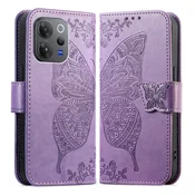 GS Ovitek za Vivo V70, metuljček, vijoličen