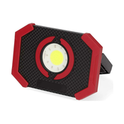 Nedis LWORR10RD - LED prigušiva punjivi reflektor sa power bankom LED/10W/5V