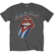 The Rolling Stones Rocks Off Cuba Charcoal Grey M Majica