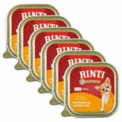 Rinti Gold Mini Adult puran in zajec v posodici 6 x 100 g
