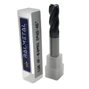 VHM radialni rezkar Fi8 R0,5 x 60 mm - 45 HRC