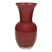 Rdeča steklena vaza (višina 26 cm) – Brandani