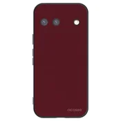 Silikonski črni ovitek za Google Pixel 9 - Burgundy red