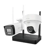HiLook DS-J142I(STD)/IKS-2044BTH-PH/W / 1x 4MP kuglasta kamera + 1x 4MP kula kamera + 1x NVS / EasyLink IP Wi-Fi komplet