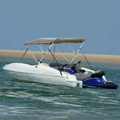 Tenda bimini s 4 luka i bocnim stijenkama 243x(170-182)x137 cm