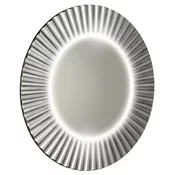 Okroglo ogledalo PRIDE z osvetlitvijo LED v okvirju s premerom dia. 90 cm, srebrna - 90 cm - Sapho - MDF - 24 - Obroč - Framed mirrors - PRIDE - 900 - 900 - IP44 - 1968 - 23 - 14