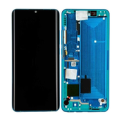 Xiaomi Mi Note 10, Mi Note 10 Pro - LCD zaslon + steklo na dotik + okvir (Aurora Green) - 56000100F400 Genuine Service Pack