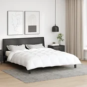 vidaXL Vatelin in pokrivači Bela 200 x 200 cm Puh