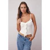 Trendyol Milla Ženska bluza, Krem