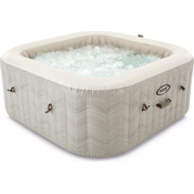 Bazen na napuhavanje Intex Spa Chevron Deluxe Square Bubble za 6 osoba