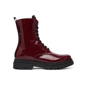 Tommy Hilfiger Gležnjarji T4A5-35173-0775 S Bordo rdeča