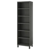 BESTA Element, tamnosiva, 60x40x202 cm