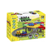 Wader Play Tracks željeznicka i autocesta garnitura, 3, 4m