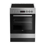 Beko FSE67310 Elektricni šporet, 66 l, Nerdajuci celik