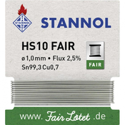 Stannol Spajkalna žica navita Stannol HS10-Fair Sn99.3Cu0.7 5 g 1.0 mm