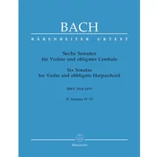 BACH J.S.:SIX SONATAS FOR VIOLIN AND OBBLIGATO HARPSICHORD VOL.2