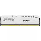 RAM DIMM DDR5 16GB 5200MHz Kingston Fury Beast White KF552C40BWA-16