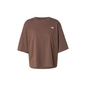 THE NORTH FACE Majica ESSENTIAL SIMPLE DOME rjava