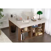 HANAH HOME Radni sto Vesper Cashmere Walnut