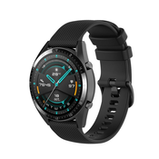 Silikonski pas za uro Huawei Watch GT 2 42mm/Huawei Watch GT 3 42mm - črn