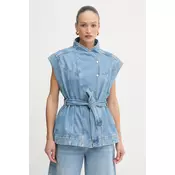 BOSS Orange brezrokavnik ženski denimski C VEST