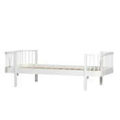 oliver furniture otroška posteljica wood bed 90x200 white
