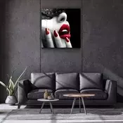 Wallity Dekorativna slika na kaljenom staklu, 50x50, Šarena