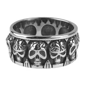 Prstan ETNOX - Skulls - SR830