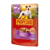 Propesko Pes govedina in zajec, žepek 100 g