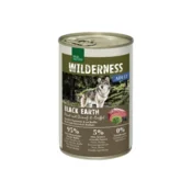 Real Nature Wilderness Adult Black Earth govedina z nojem in bivolom 400g konzer