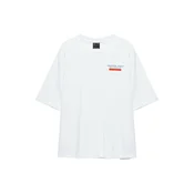 Pull&Bear Majica modra/rdeča/bela