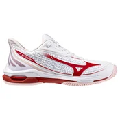 Ženska obutev za tenis Mizuno Wave Exceed Tour 7 AC W White/Fiery Red/Pinkesque EUR 38