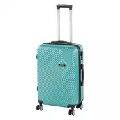 Velik kovček TraveLux Pro s trdim pokrovom 76x50x29 cm laguna modra