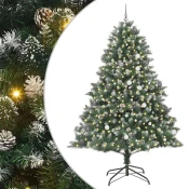 Umjetno božicno drvce Zelena 240 cm PVC, Plastika i Celik