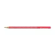 Grafitna olovka Faber Castel GRIP HB Sparkle candy cane red 118240